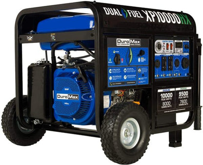 DuroMax XP10000HX 10,000 Watt Portable Dual Fuel Generator
